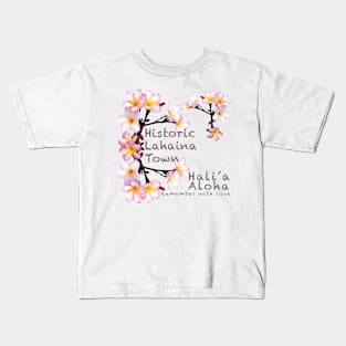 Historic Lahaina Town Kids T-Shirt